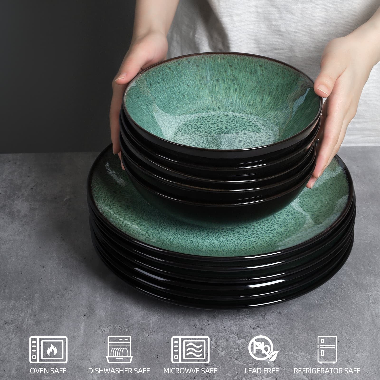 Steak Plate Creative Western Food Plate Vegetable Plate Set Of 6 For
