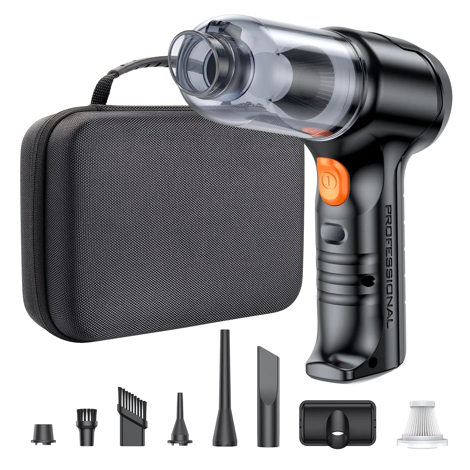 SEALIGHT Mini Car Vacuum Wireless 13000pa High Power Suction Car Vacuum and Air Duster Lightweight and Compact Handheld Car Vacuum Portable Vacuum Cleaner for Car Home Office Pet