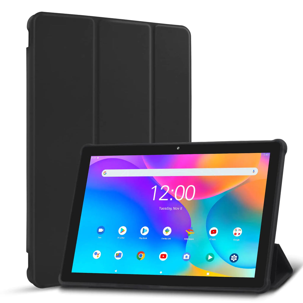 PRITOM TAB10 Max Tablet with Protective Case10 inch Tablet Android 64GB 512GB Expandable 1280 * 800 HD IPS Quad-Core 1.6GHz Processor 6000mAh