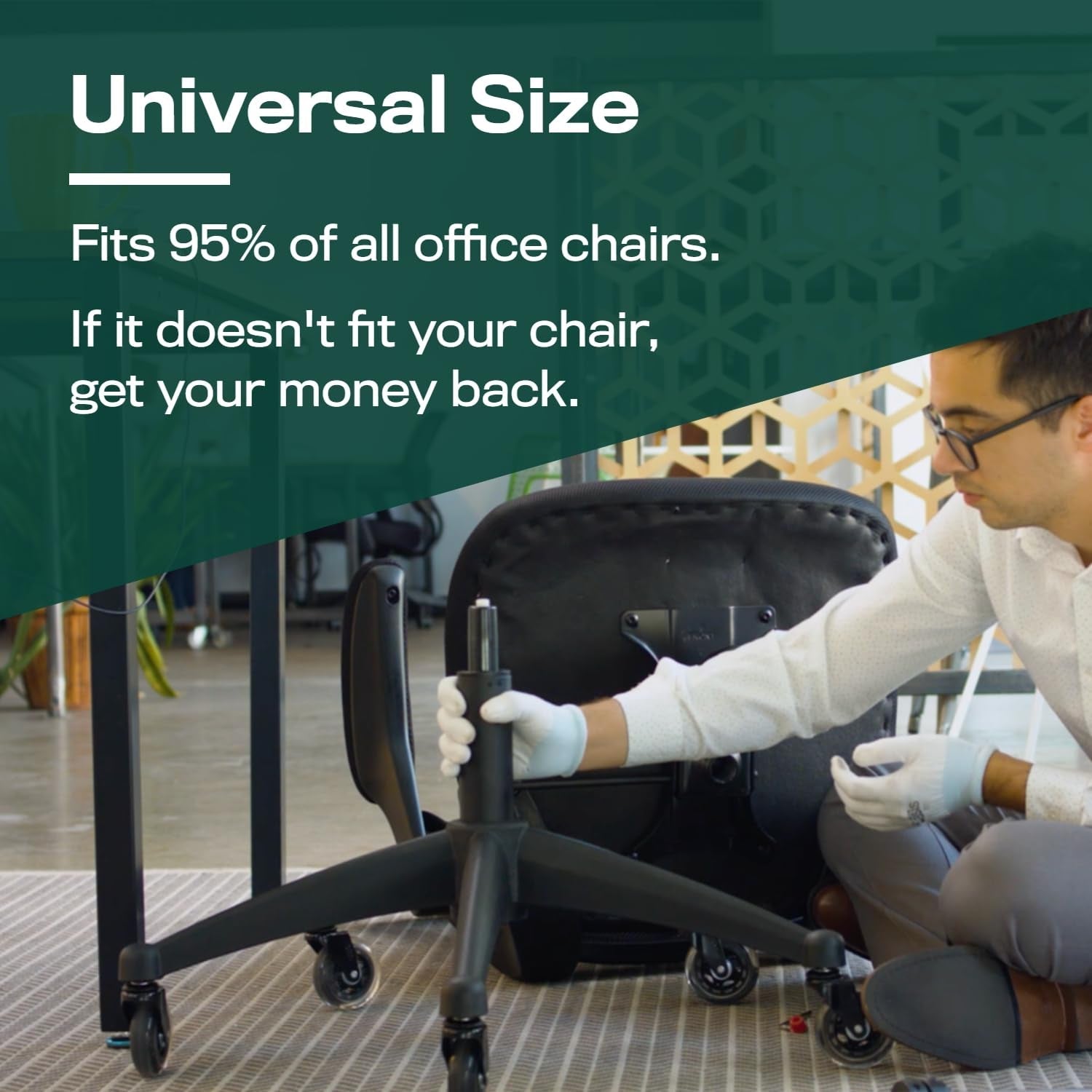 Office Chair Cylinder Replacement with Removal Tool (As Seen on PBS) -