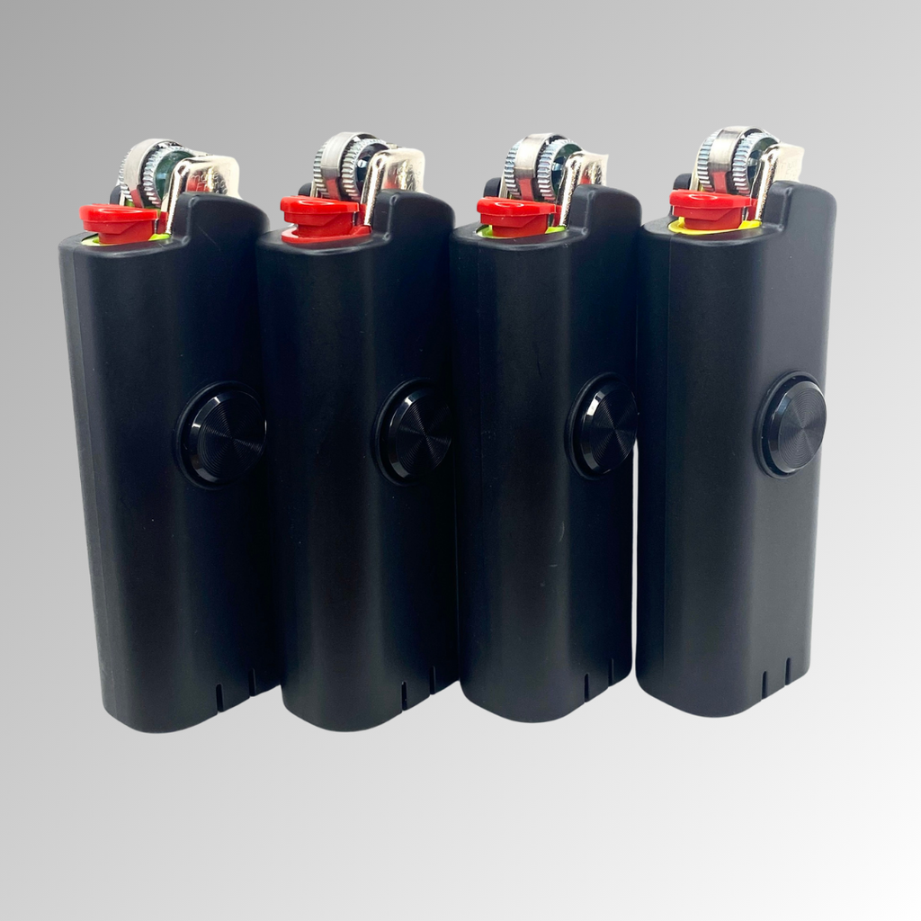 The DRK NYTE 4X Pack Lighter Case for BIC® | FLKR LYTR