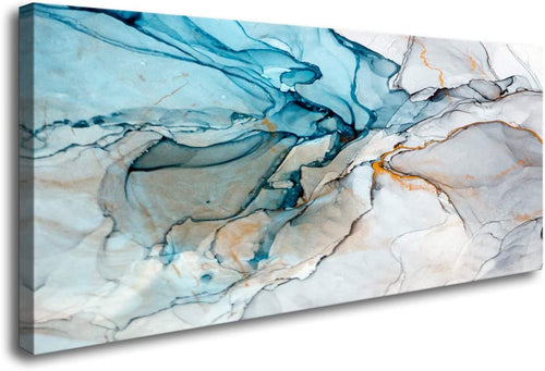 Framed Large 28x56 Inch Abstract Wall Art Giclee Print