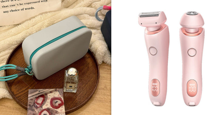 2-in-1 USB Rechargeable Hair Remover & Epilator – Smooth Shave for Face, Body, and Bikini