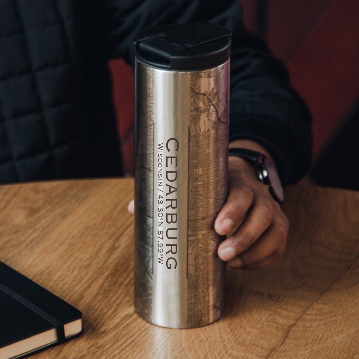 Cedarburg - Wisconsin Engraved Map Tumbler