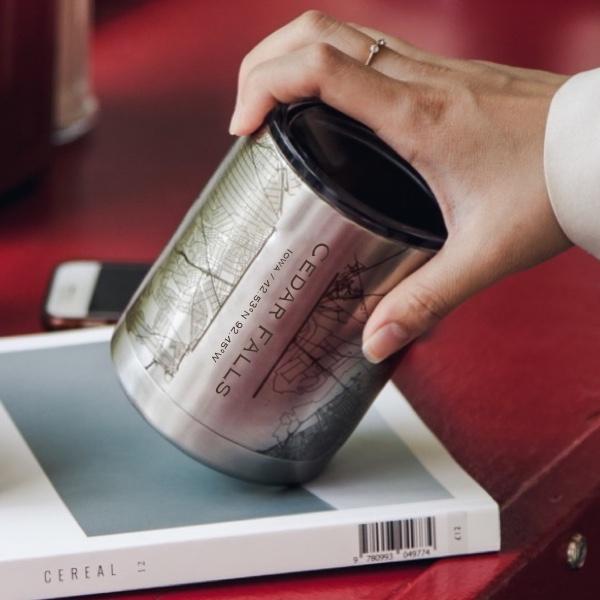 Cedar Falls - Iowa Map Insulated Cup