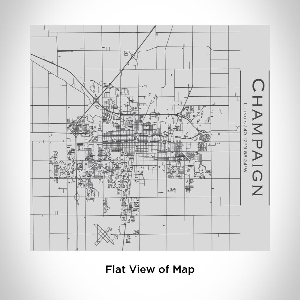 Champaign - Illinois Map Tumbler