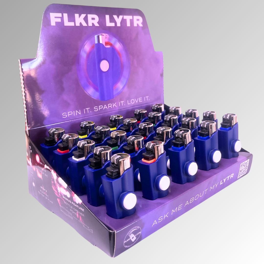 CLPR FLKR LYTR: Retail Display Box Case for Clipper® | FLKR LYTR