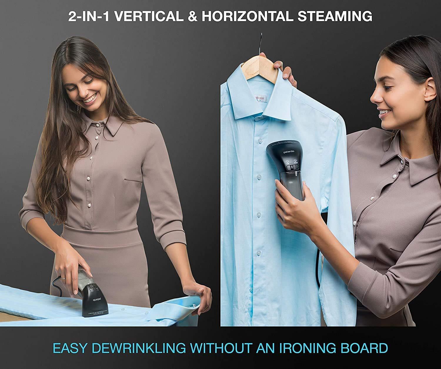 Steamer for Clothes Hand Held Portable Travel Garment Steamer Metal