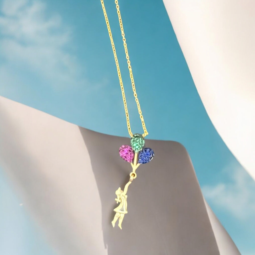 Handmade Minimalist Flying Dreams Sterling Silver Necklace