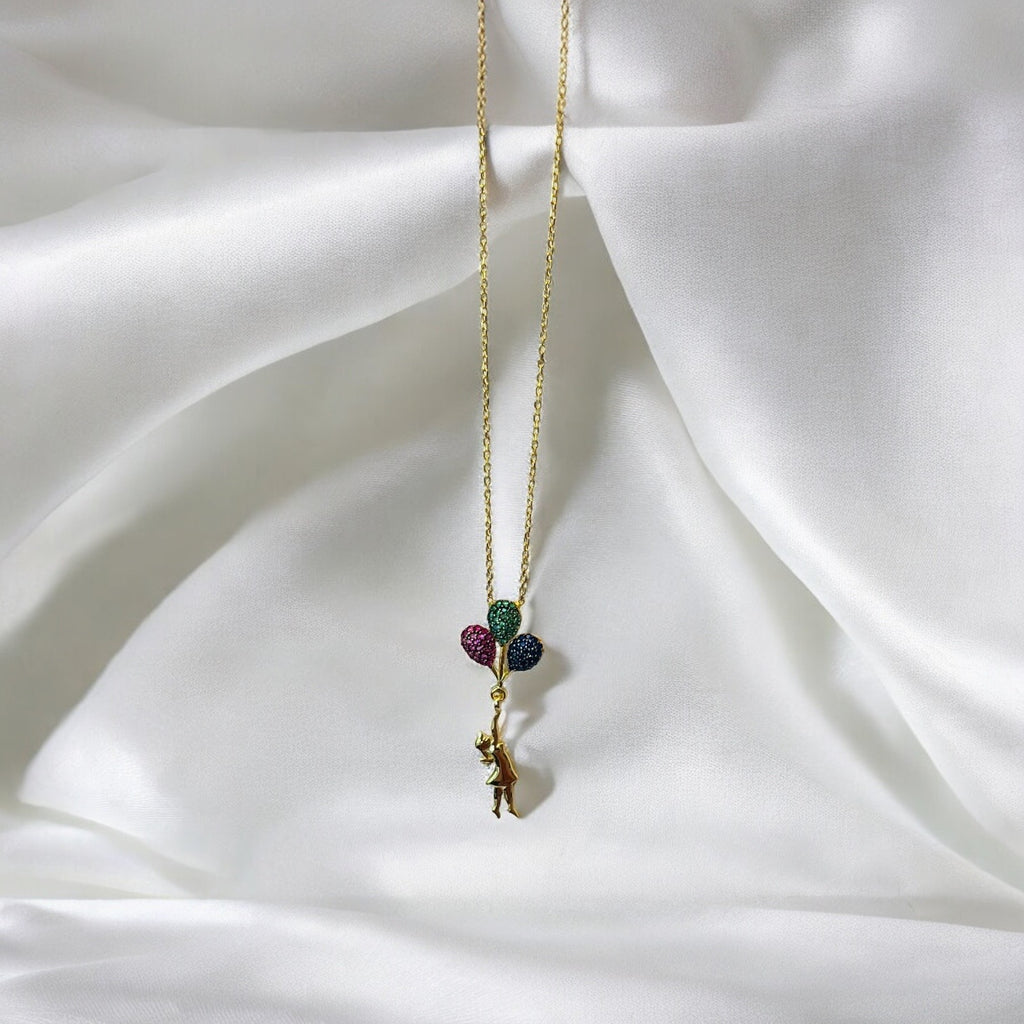 Handmade Minimalist Flying Dreams Sterling Silver Necklace