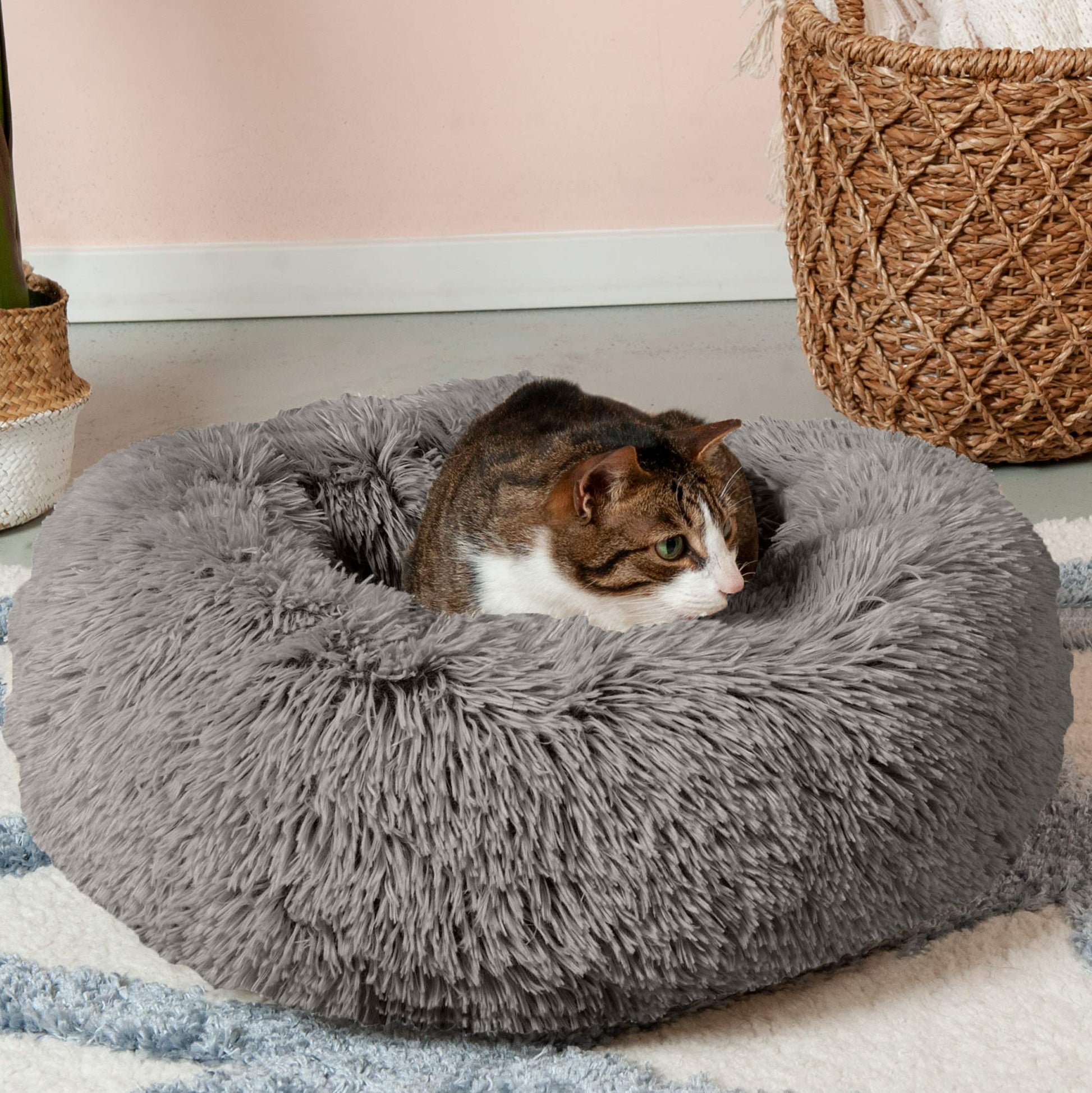 Calming Pet Bed Deep Washable