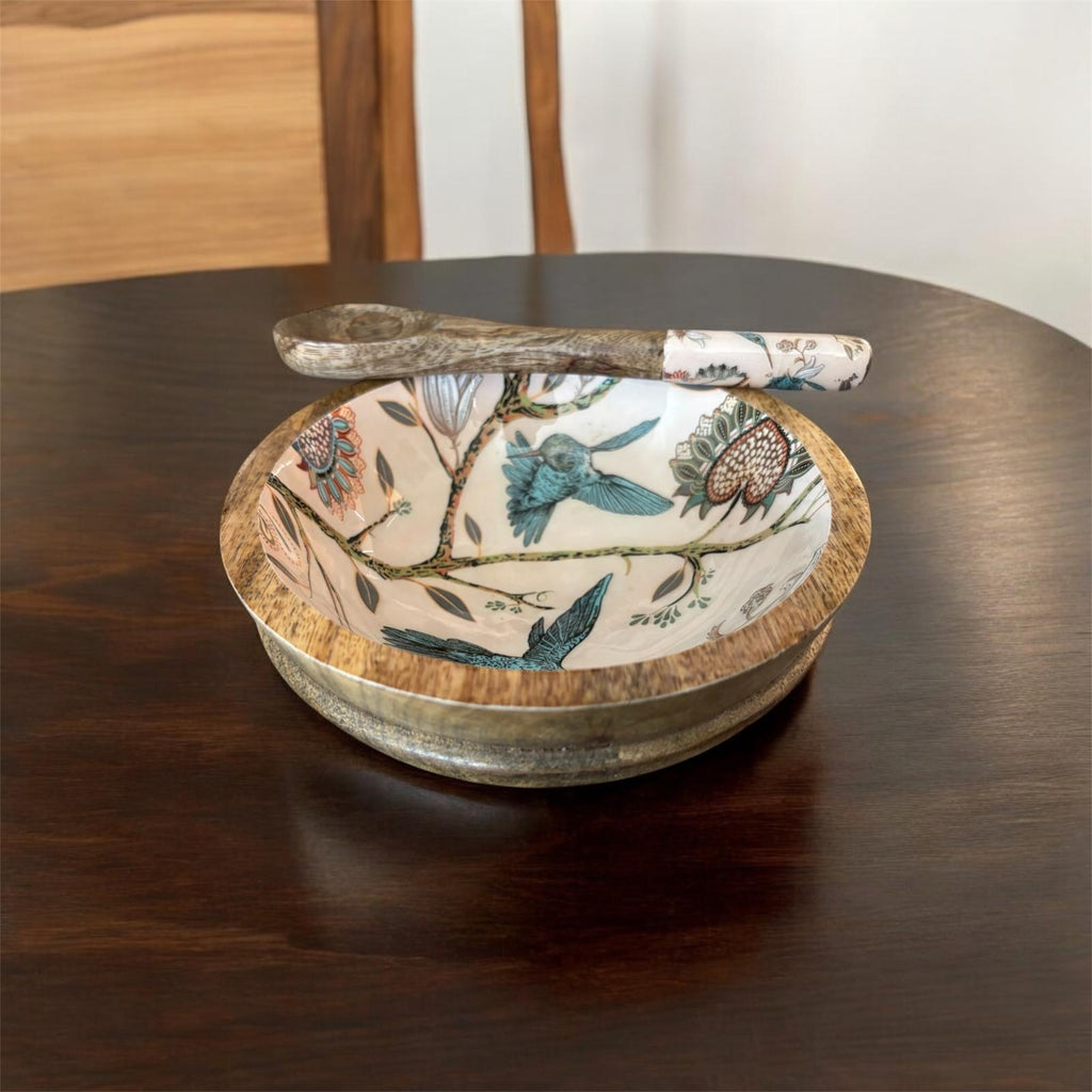 Mango wood serving bowl set, Welcome Home Gift, Housewarming