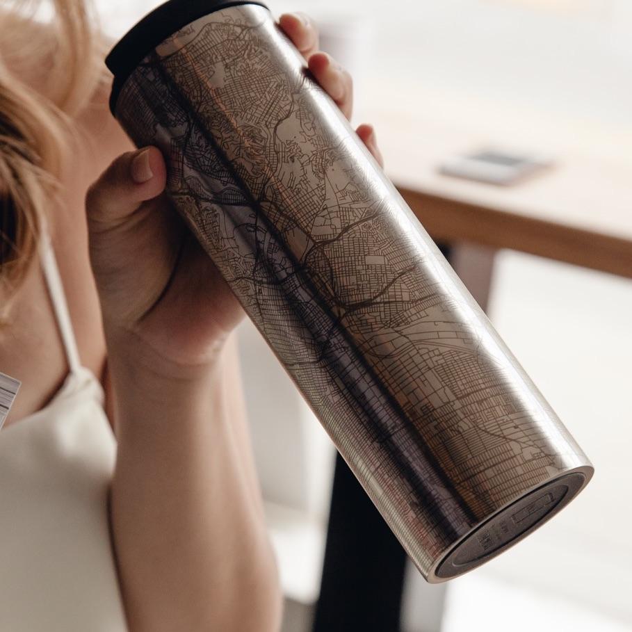 Dauphin Island - Alabama Map Tumbler