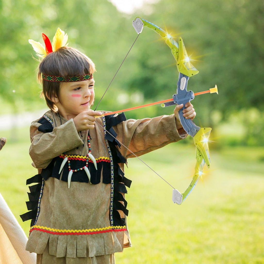 VEVOR Bow And Arrow Set For Kids, 2 Pack LED Light Up Archery Set With