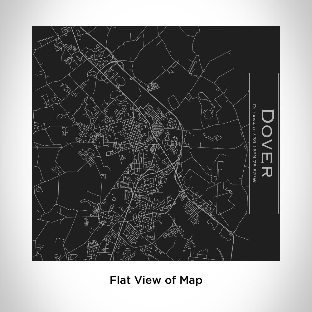 Dover - Delaware Map Tumbler in Matte Black