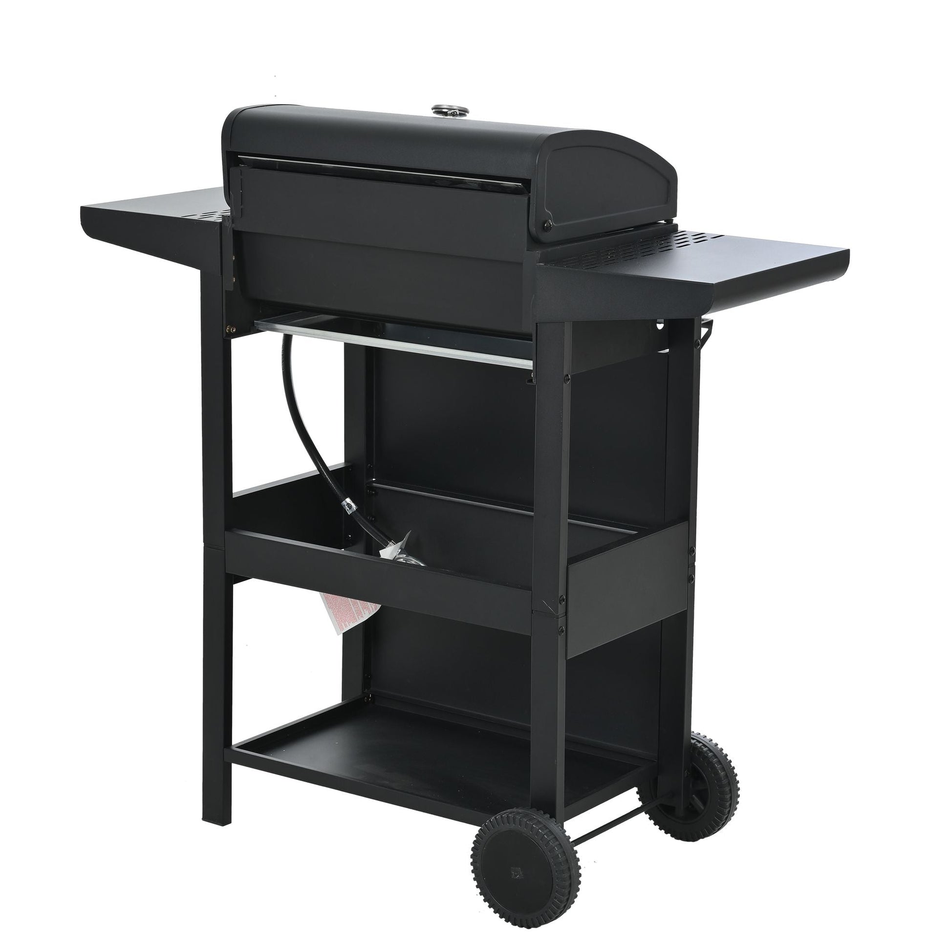 Propane Gas Grill 4 Burner Barbecue Grill, Stainless Steel 34,000 BTU