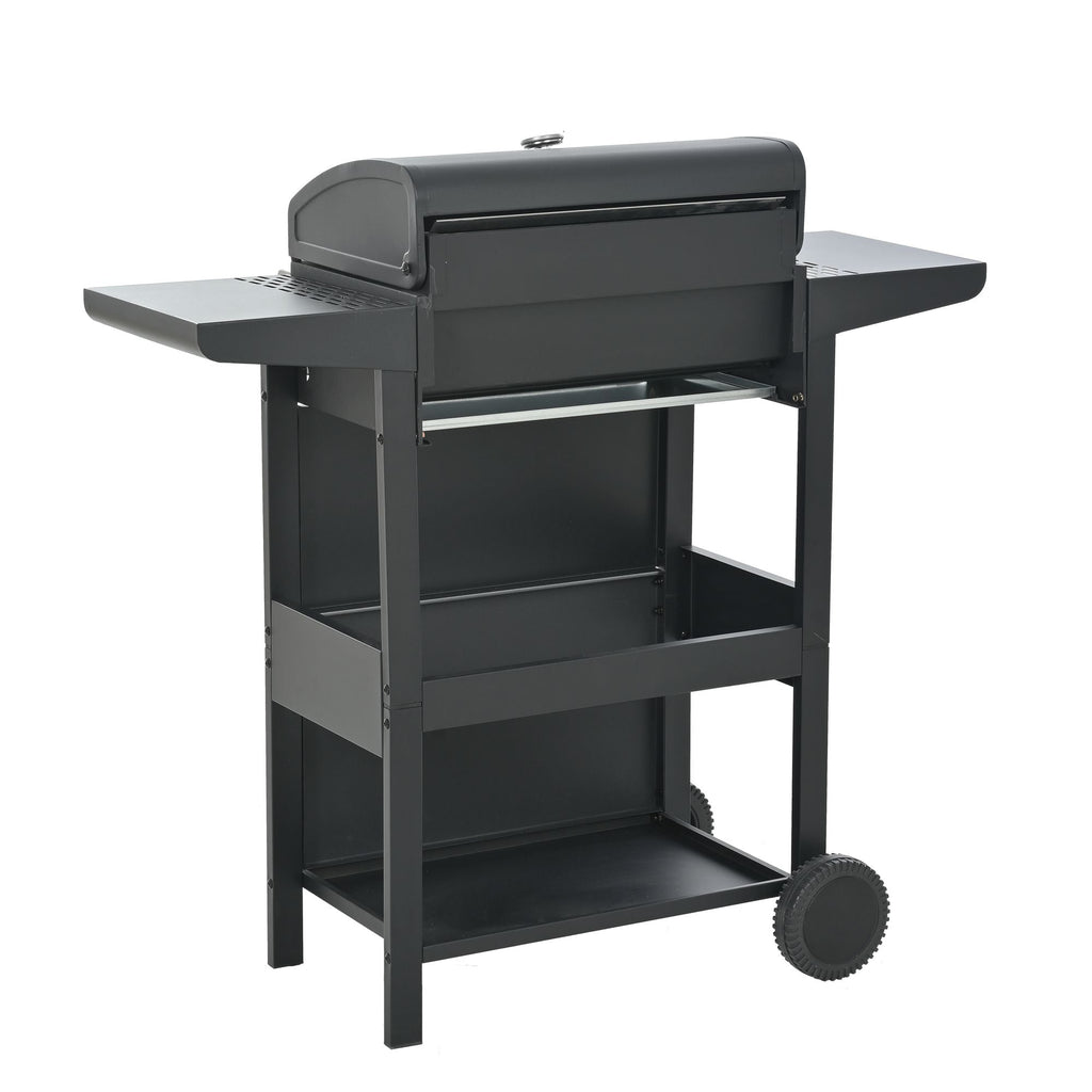 Propane Gas Grill 4 Burner Barbecue Grill, Stainless Steel 34,000 BTU