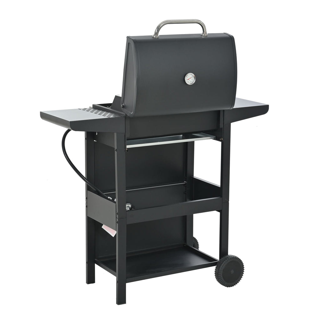 Propane Gas Grill 4 Burner Barbecue Grill, Stainless Steel 34,000 BTU