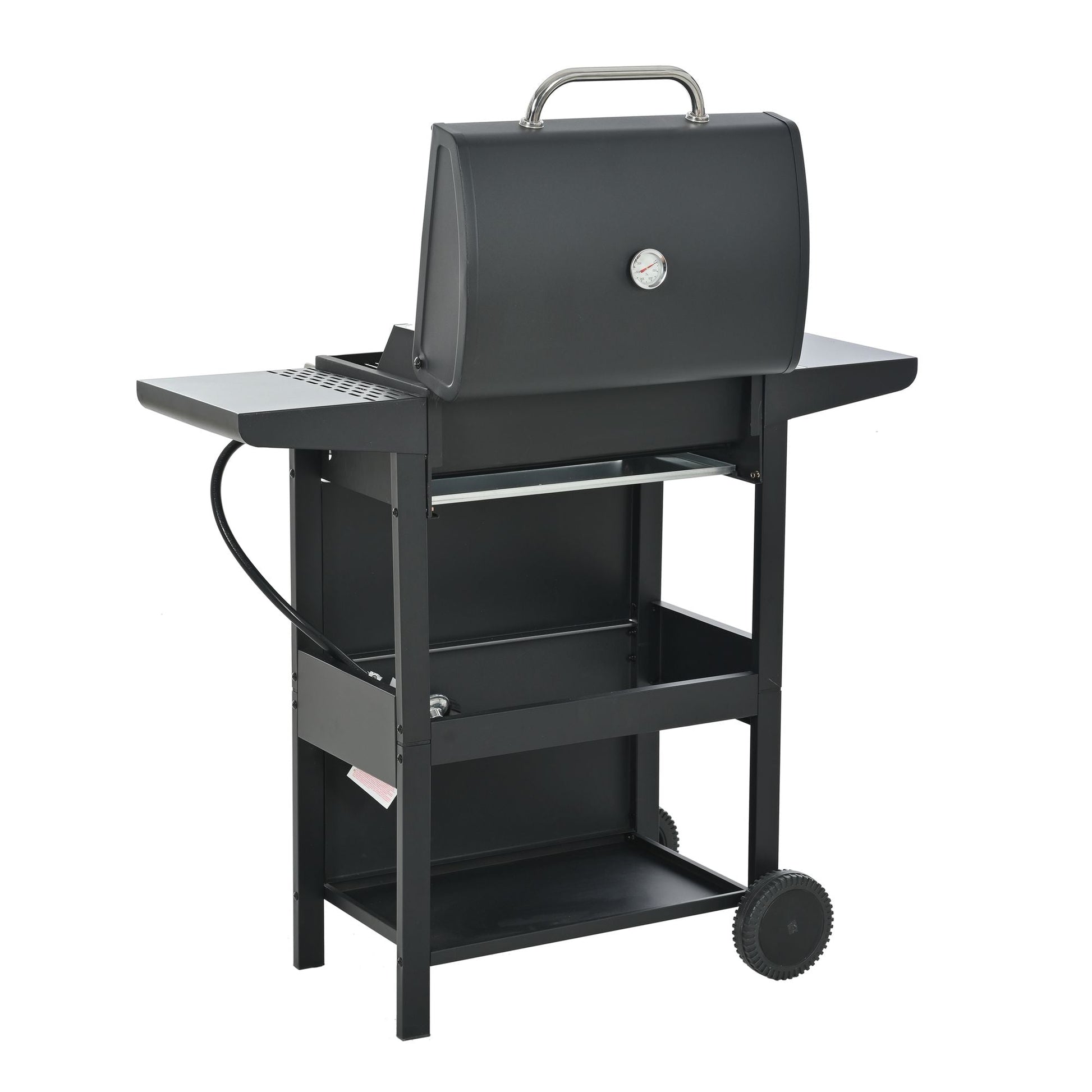 Propane Gas Grill 4 Burner Barbecue Grill, Stainless Steel 34,000 BTU