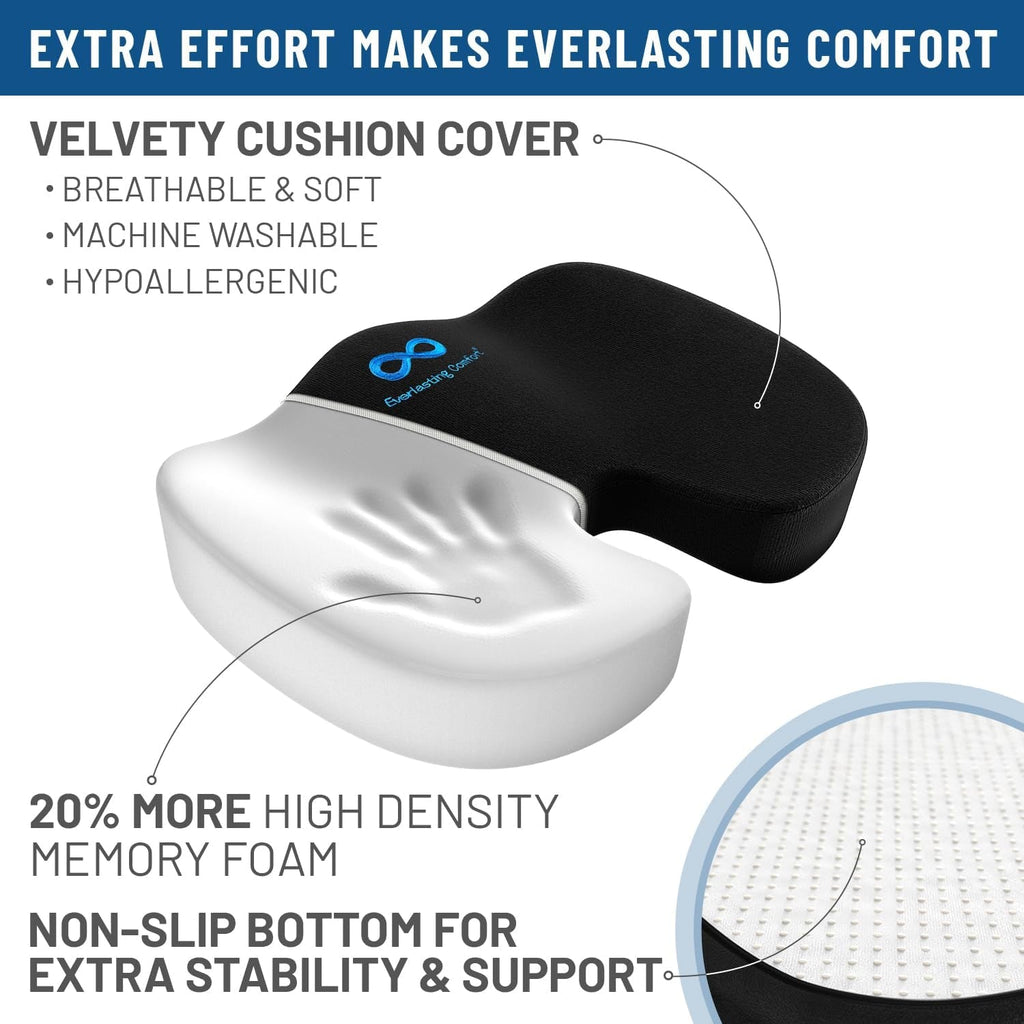 Doctor Recommended Memory Foam Seat Cushions for Office Chairs - HSA
