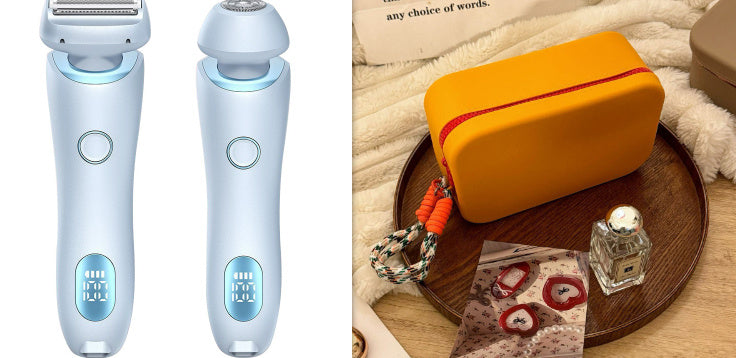2-in-1 USB Rechargeable Hair Remover & Epilator – Smooth Shave for Face, Body, and Bikini