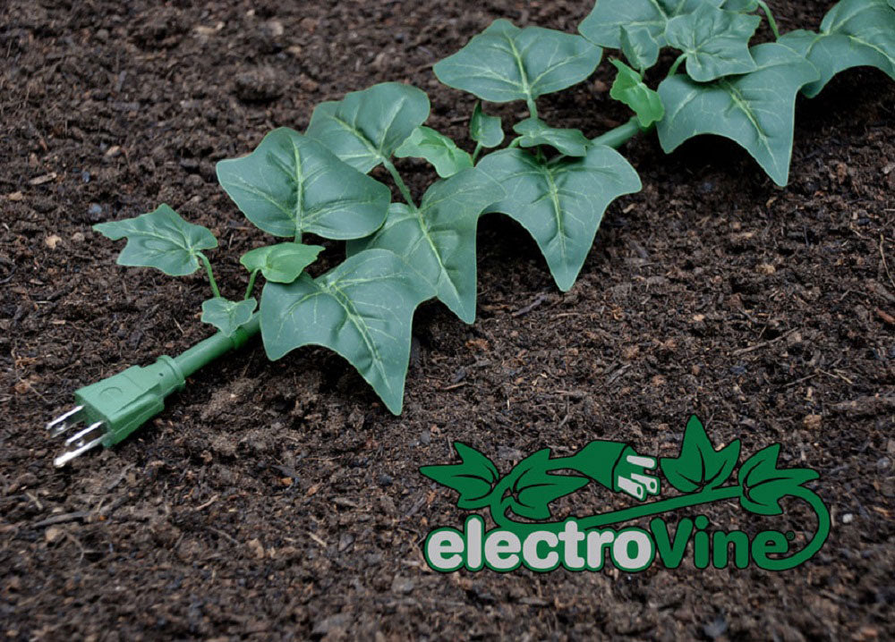 electroVine | 6 Foot Extension Cord with Realistic Ivy Leaves