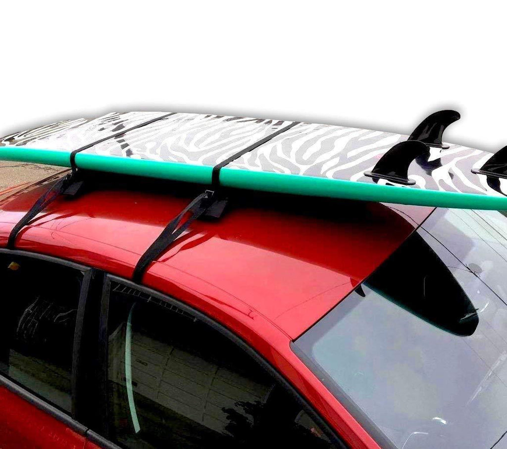 DORSAL Surfboard Car Soft Racks - Padded System, Easy Setup Any Car,