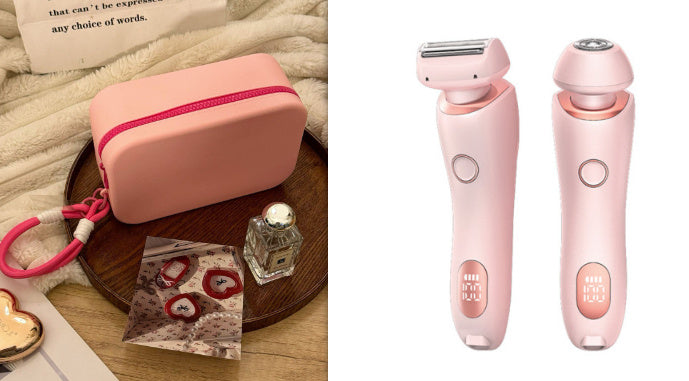 2-in-1 USB Rechargeable Hair Remover & Epilator – Smooth Shave for Face, Body, and Bikini