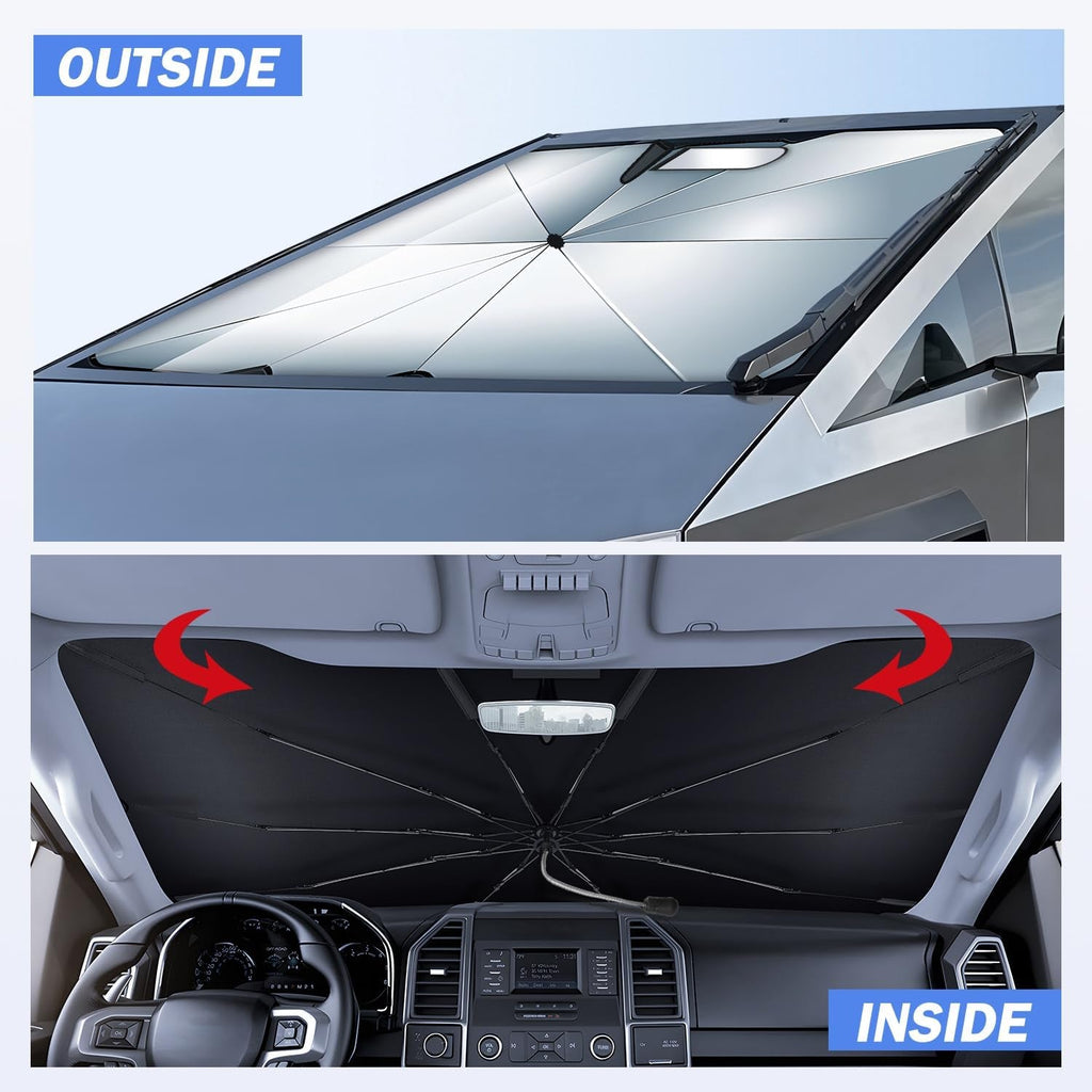 Tesla Cybertruck Sunshade Umbrella 2024-25 Blackout UV