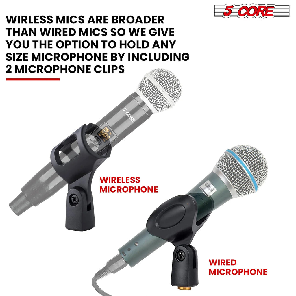 5Core round Base Desktop Mic Stand Universal Desk Microphone Holder