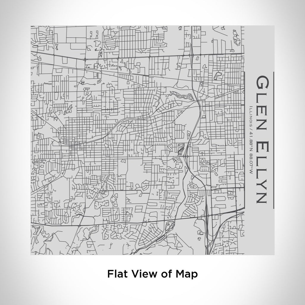 Glen Ellyn - Illinois Engraved Map Tumbler