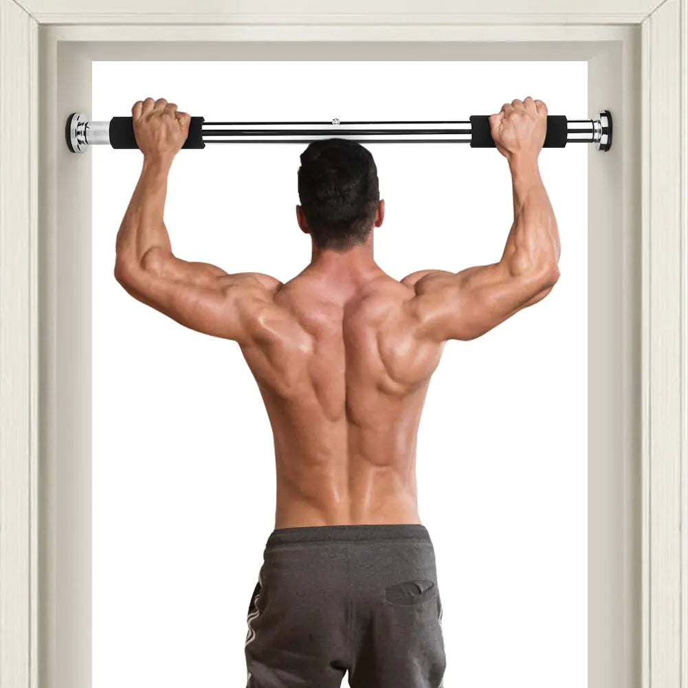 Pull Up for Doorway Adjustable Door Mounted Chinning Heavy Duty Steel Body Workout Chin Up for Home Gym Exercise Fitness