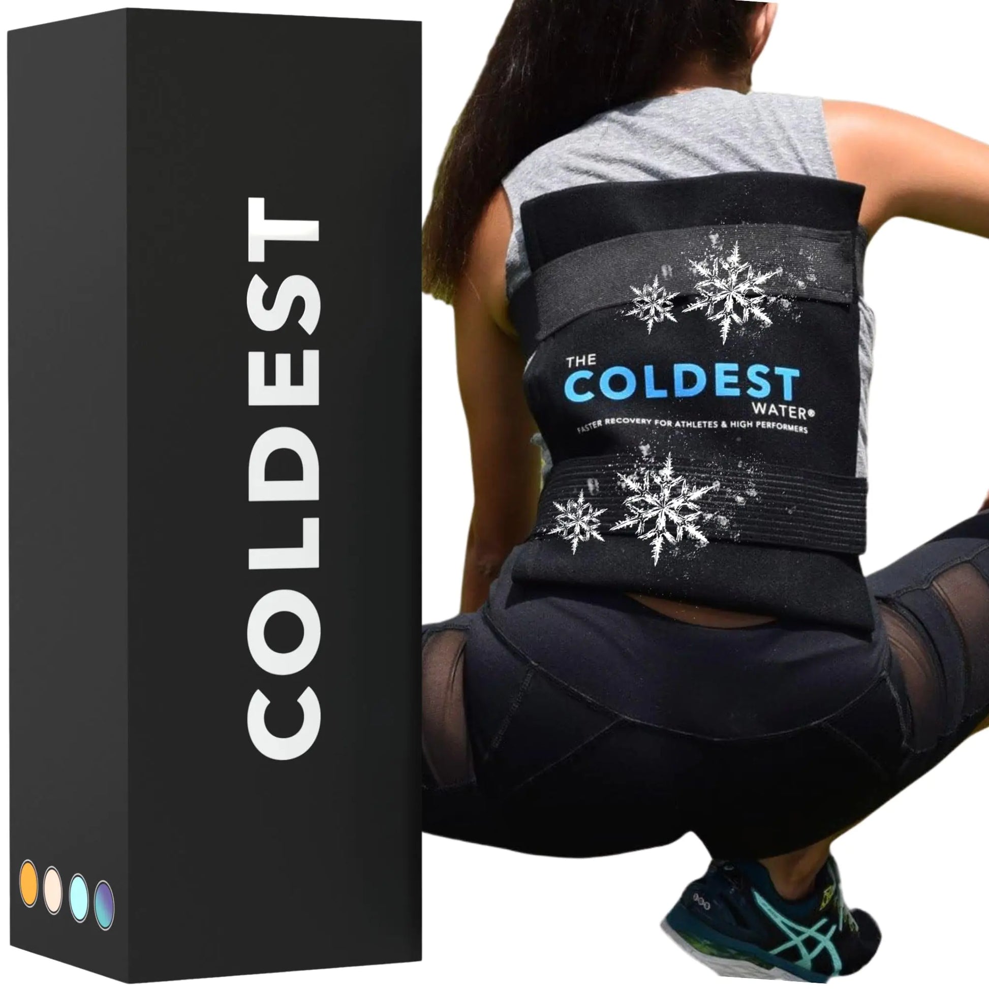 Coldest Ice Pack for Back Pain Relief - All Body Multipurpose Ice Pack for Lower Back Pain Swelling Bruises Surgery Cramps - Hot & Cold Therapy Large Ice Pack - Reusable & Adjustable Gel Ice Pack