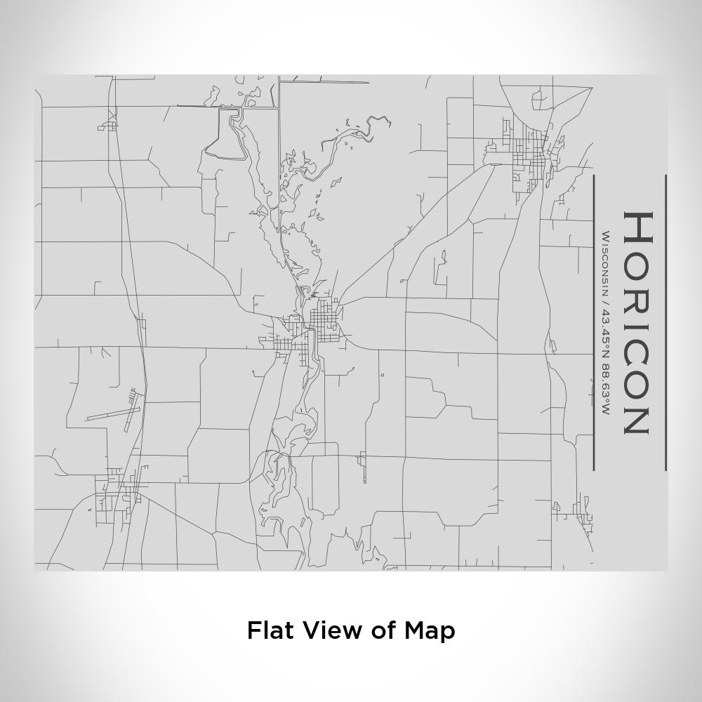 Horicon - Wisconsin Map Bottle with Bamboo Top