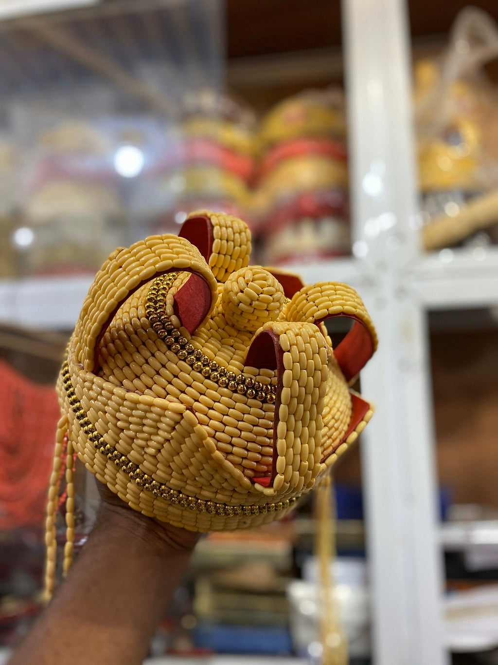 Chieftaincy African Beaded Cap/Hat