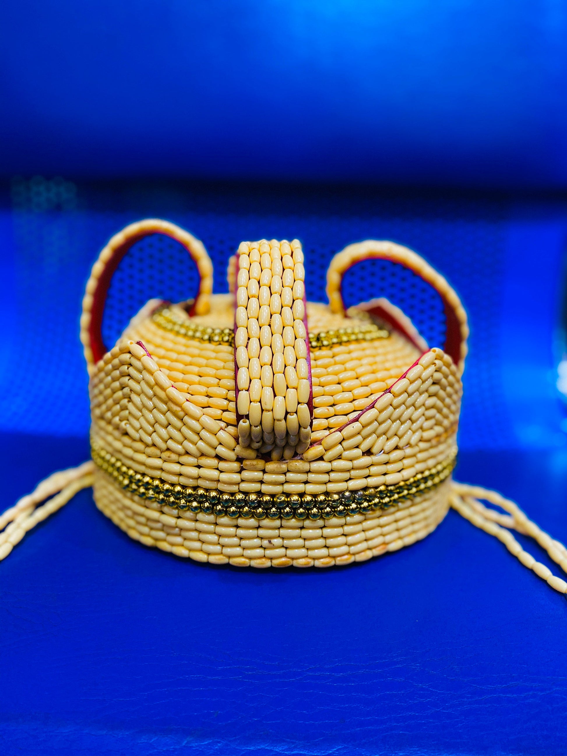 Chieftaincy African Beaded Cap/Hat