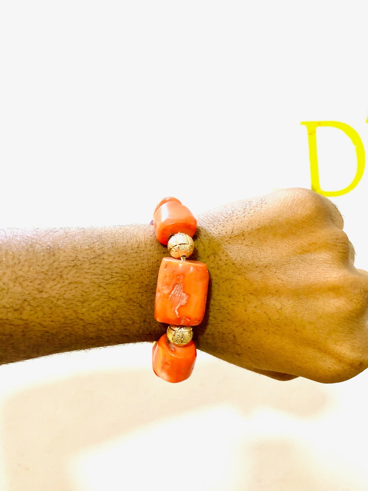 African Coral Bracelet