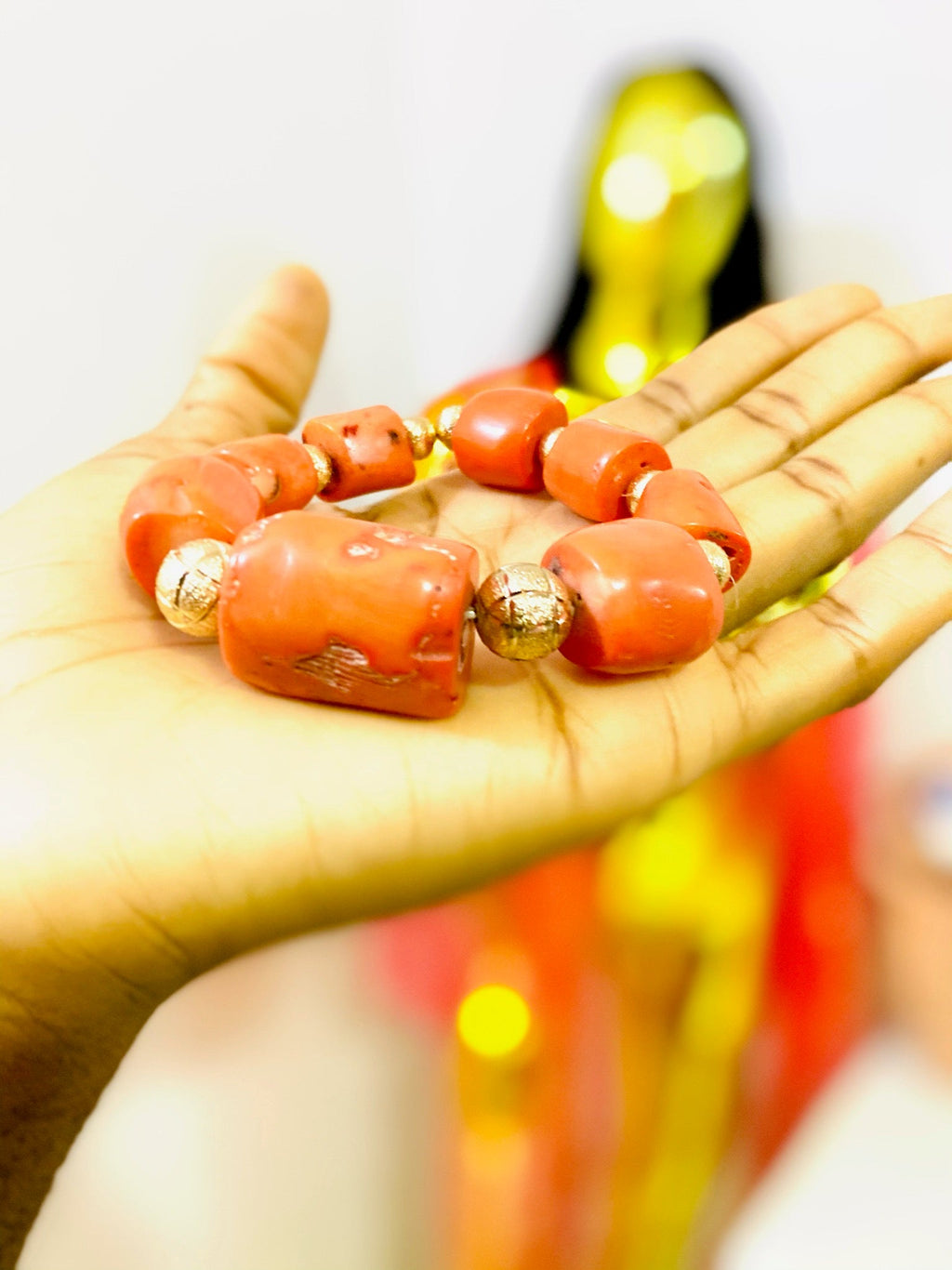 African Coral Bracelet