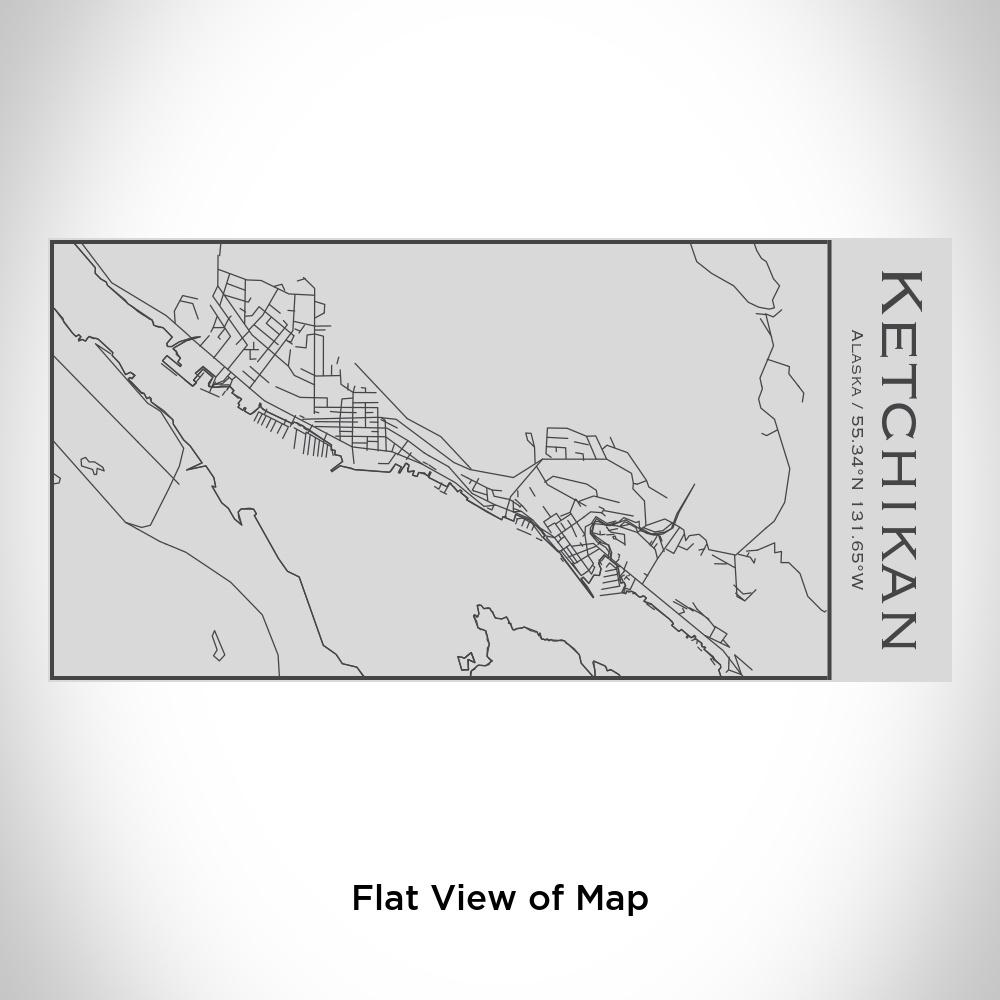 Ketchikan - Alaska Map Insulated Bottle