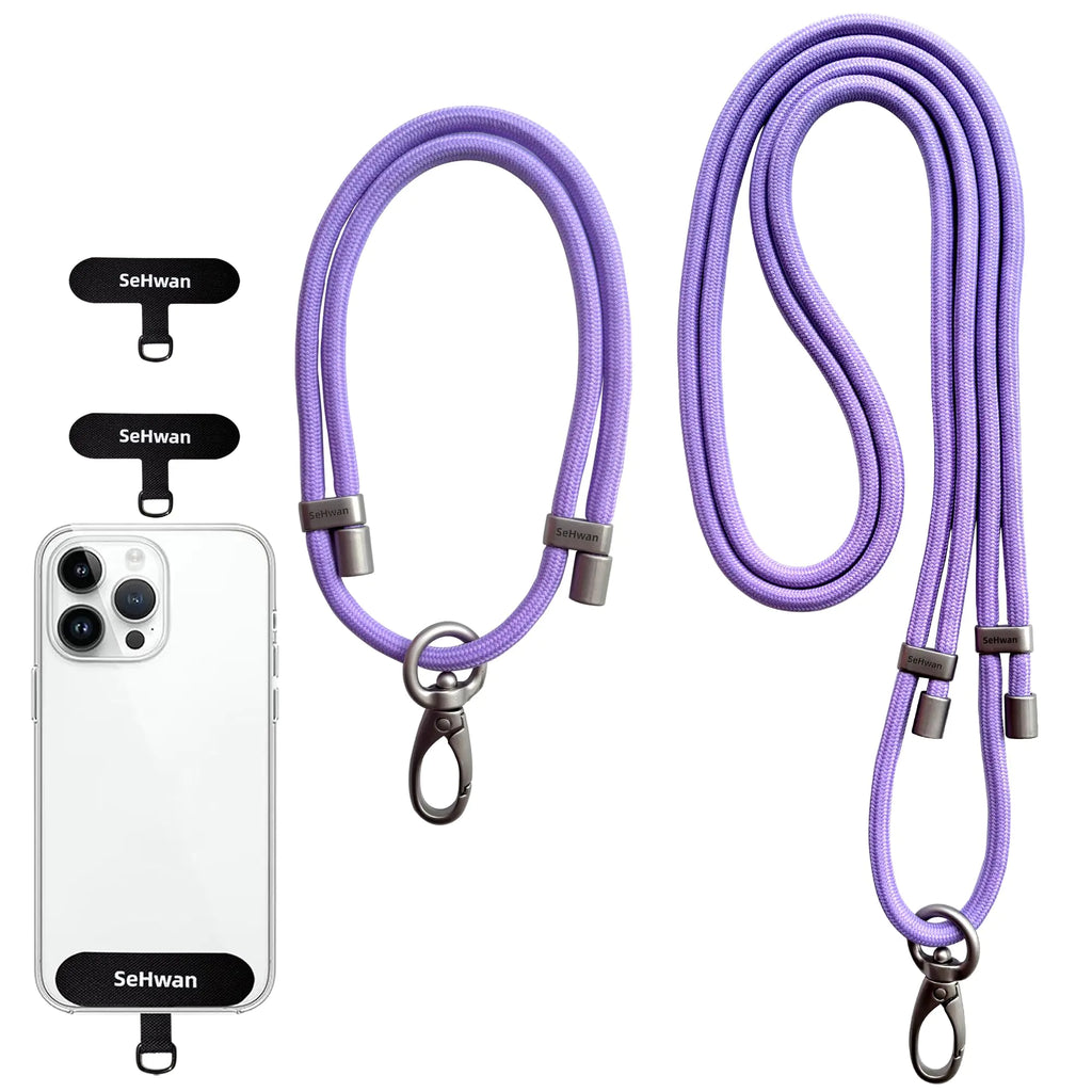 SeHwan Cell Phone Lanyard Adjustable2×Pads1×Adjustable Neck Strap1×Adjustable Wrist StrapOutdoor Travel Essential