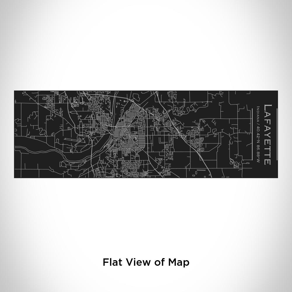 Lafayette - Indiana Map Insulated Cup in Matte Black