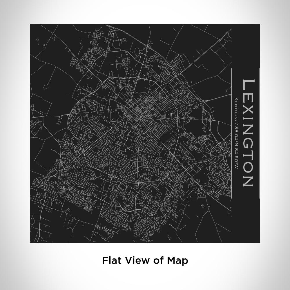 Lexington - Kentucky Map Tumbler in Matte Black