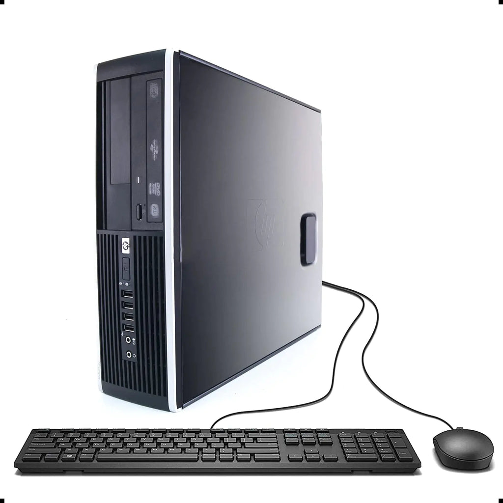 HP 6300 Elite Small Form Factor Desktop Computer Intel Core i3-3220 3.3Ghz 4GB Ram 250GB HDD DVDRW Windows 10 Pro 64bit (Renewed)