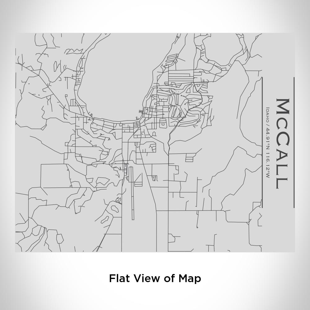 McCall - Idaho Map Bottle with Bamboo Top