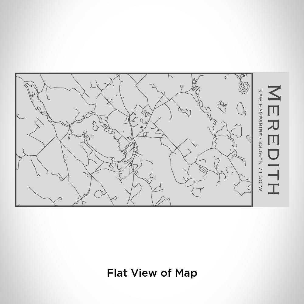 Meredith - New Hampshire Map Insulated Bottle