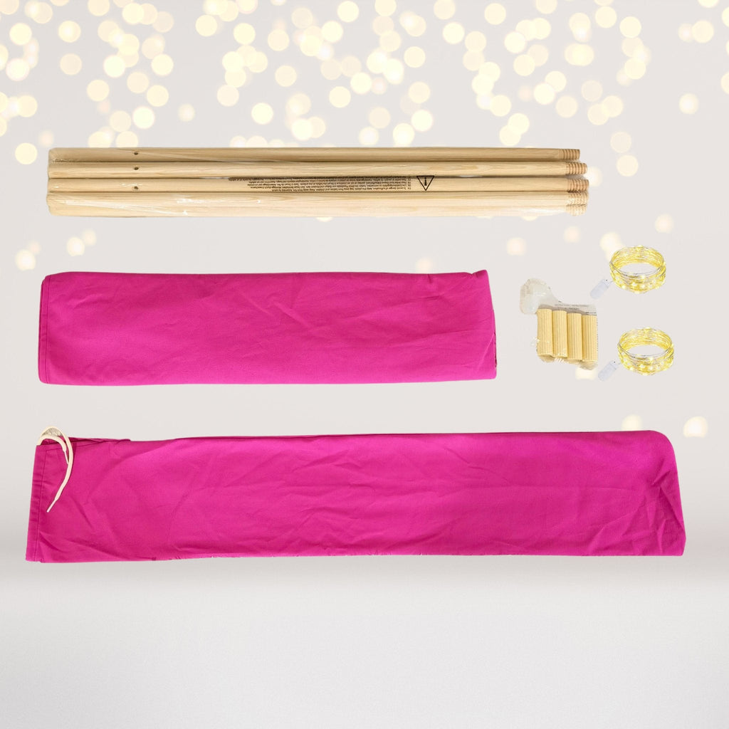 Mermaid Glamping Teepee Tent Sleepover Party in a box