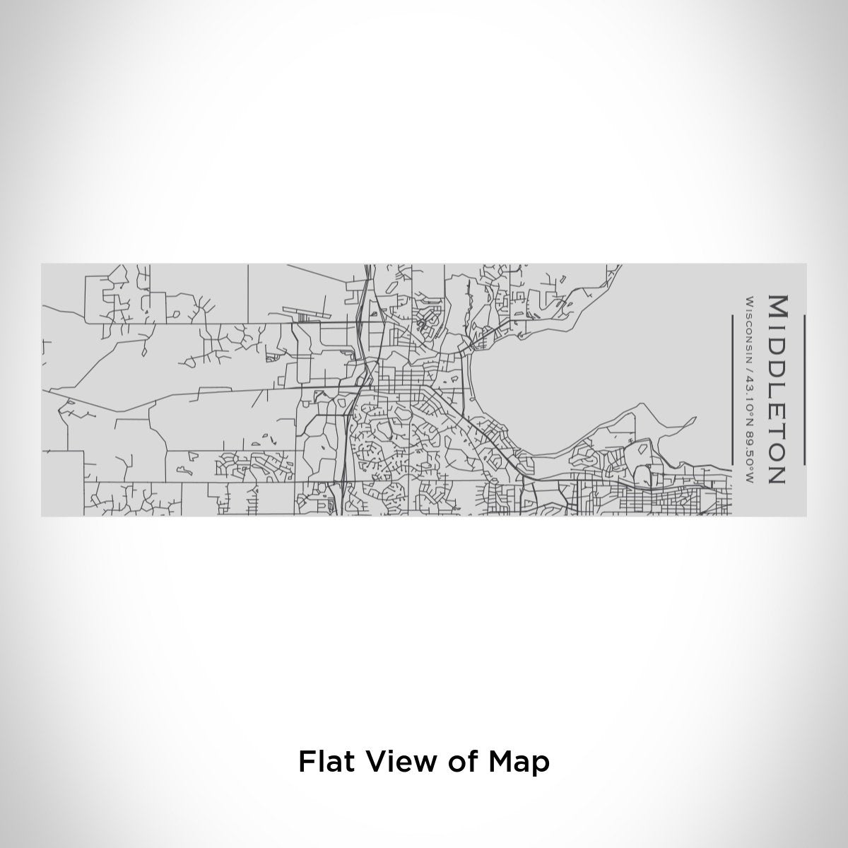 Middleton - Wisconsin Engraved Map Insulated Cup