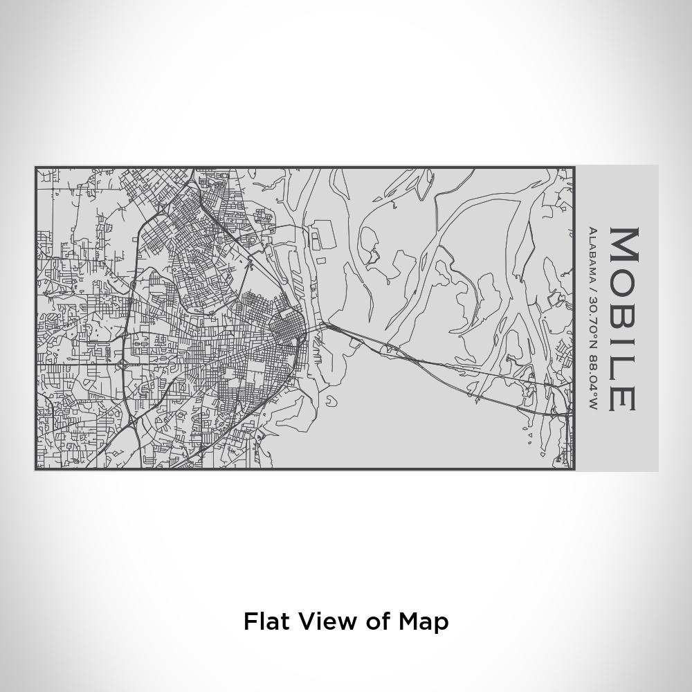 Mobile - Alabama Map Insulated Bottle