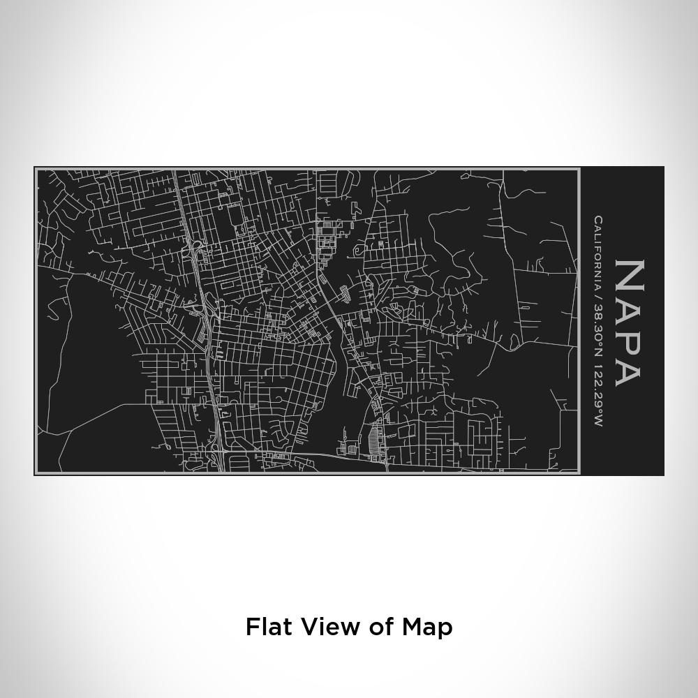 Napa - California Map Insulated Bottle in Matte Black