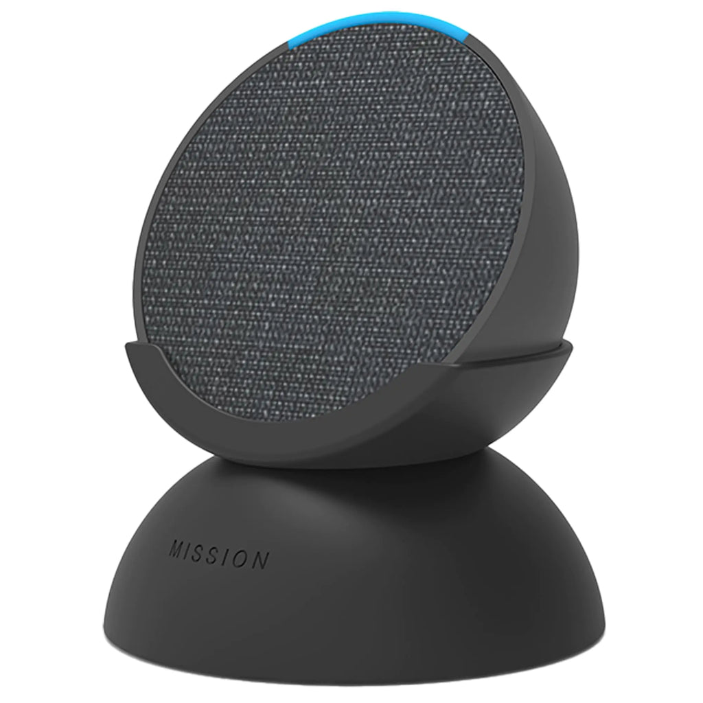 Mission Battery Base for Echo Pop (Make Your Echo Portable) (Charcoal)